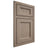 Shiloh Cabinetry Beaded Inset Greensboro White Oak Plain Cut Almond Door
