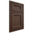 Shiloh Cabinetry Beaded Inset Greensboro White Oak Plain Cut Braun Door