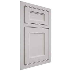 Shiloh Cabinetry Beaded Inset Greensboro White Oak Plain Cut Cotton Door