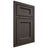 Shiloh Cabinetry Beaded Inset Greensboro White Oak Plain Cut Creekside Door