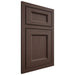 Shiloh Cabinetry Beaded Inset Greensboro White Oak Plain Cut Dusk Door