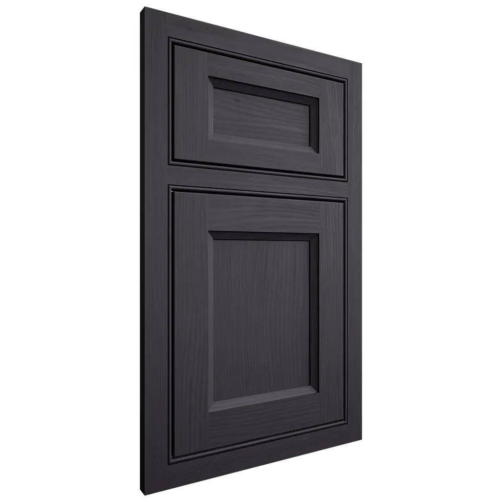 Shiloh Cabinetry Beaded Inset Greensboro White Oak Plain Cut Harbor Door
