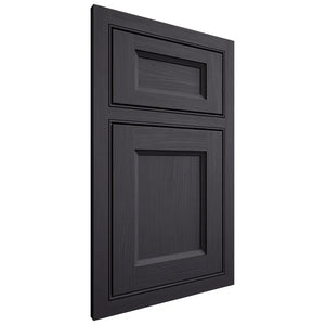 Shiloh Cabinetry Beaded Inset Greensboro White Oak Plain Cut Harbor Door
