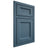 Shiloh Cabinetry Beaded Inset Greensboro White Oak Plain Cut Hudson Door