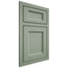 Shiloh Cabinetry Beaded Inset Greensboro White Oak Plain Cut Moss Door
