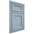Shiloh Cabinetry Beaded Inset Greensboro White Oak Plain Cut Sky Door