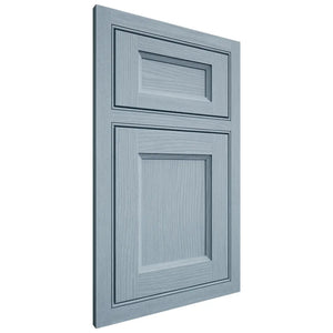 Shiloh Cabinetry Beaded Inset Greensboro White Oak Plain Cut Sky Door