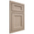 Shiloh Cabinetry Beaded Inset Greensboro White Oak Plain Cut Straw Door