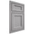 Shiloh Cabinetry Beaded Inset Greensboro White Oak Quarter Sawn Stratus Door