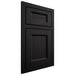 Shiloh Cabinetry Beaded Inset Greensboro White Oak Rift Cut Ink Door