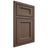 Shiloh Cabinetry Beaded Inset Greensboro White Oak Rift Cut Mineral Door