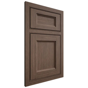 Shiloh Cabinetry Beaded Inset Greensboro White Oak Rift Cut Mineral Door