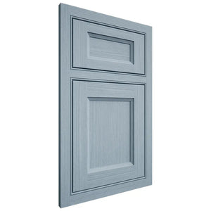 Shiloh Cabinetry Beaded Inset Greensboro White Oak Rift Cut Sky Door
