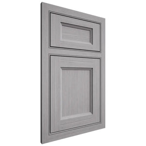 Shiloh Cabinetry Beaded Inset Greensboro White Oak Rift Cut Stratus Door