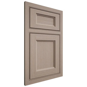 Shiloh Cabinetry Beaded Inset Greensboro White Oak Rift Cut Whitewash Door