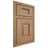 Shiloh Cabinetry Beaded Inset Hamlin Alder Plain Cut Dusty Road Door