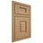Shiloh Cabinetry Beaded Inset Hamlin Alder Plain Cut Natural Door