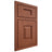 Shiloh Cabinetry Beaded Inset Hamlin Alder Plain Cut Sierra Door