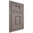 Shiloh Cabinetry Beaded Inset Hamlin Alder Plain Cut Stonehenge Door