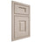Shiloh Cabinetry Beaded Inset Hamlin Alder Plain Cut White Sands Door