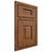 Shiloh Cabinetry Beaded Inset Hamlin Cherry Plain Cut Carob Door