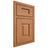 Shiloh Cabinetry Beaded Inset Hamlin Cherry Plain Cut Medium Door