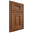 Shiloh Cabinetry Beaded Inset Hamlin Hickory Plain Cut Burnt Sugar Door