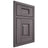 Shiloh Cabinetry Beaded Inset Hamlin Hickory Plain Cut Cadet Door