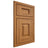 Shiloh Cabinetry Beaded Inset Hamlin Hickory Plain Cut Medium Door