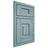 Shiloh Cabinetry Beaded Inset Hamlin Hickory Plain Cut Sky Door