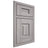 Shiloh Cabinetry Beaded Inset Hamlin Hickory Plain Cut Stratus Door