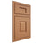 Shiloh Cabinetry Beaded Inset Hamlin Maple Plain Cut Cashmere Door