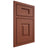 Shiloh Cabinetry Beaded Inset Hamlin Maple Plain Cut Cayenne Door