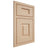 Shiloh Cabinetry Beaded Inset Hamlin Maple Plain Cut Natural Door