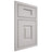 Shiloh Cabinetry Beaded Inset Hamlin Paintable Mindful Gray Door