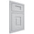 Shiloh Cabinetry Beaded Inset Hamlin Paintable Niebla Azul Door