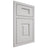 Shiloh Cabinetry Beaded Inset Hamlin Paintable Repose Gray Door