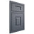 Shiloh Cabinetry Beaded Inset Hamlin Paintable Slate Tile Door
