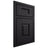Shiloh Cabinetry Beaded Inset Hamlin Poplar Plain Cut Harbor Door
