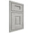 Shiloh Cabinetry Beaded Inset Hamlin Poplar Plain Cut Stratus Door