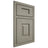 Shiloh Cabinetry Beaded Inset Hamlin Red Oak Plain Cut Thyme Door