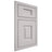 Shiloh Cabinetry Beaded Inset Hamlin White Oak Plain Cut Cotton Door