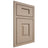 Shiloh Cabinetry Beaded Inset Hamlin White Oak Plain Cut Straw Door