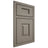 Shiloh Cabinetry Beaded Inset Hamlin White Oak Plain Cut Thyme Door