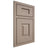 Shiloh Cabinetry Beaded Inset Hamlin White Oak Plain Cut Whitewash Door