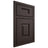 Shiloh Cabinetry Beaded Inset Hamlin White Oak Quarter Sawn Morel Door