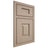 Shiloh Cabinetry Beaded Inset Hamlin White Oak Quarter Sawn Straw Door