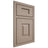Shiloh Cabinetry Beaded Inset Hamlin White Oak Quarter Sawn Whitewash Door