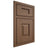 Shiloh Cabinetry Beaded Inset Hamlin White Oak Rift Cut Autumn Door