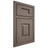 Shiloh Cabinetry Beaded Inset Hamlin White Oak Rift Cut Clay Door